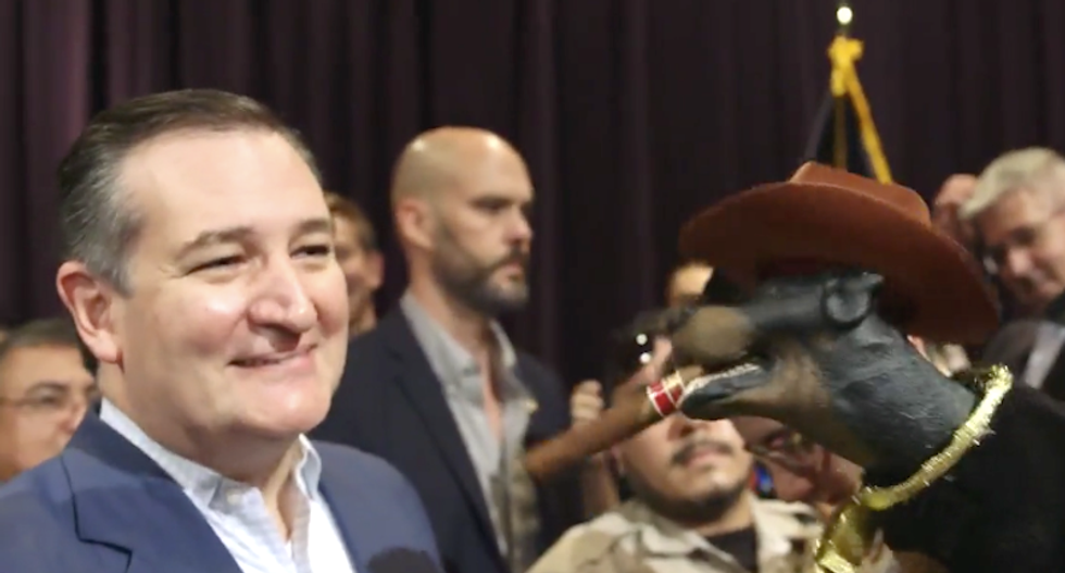 WATCH: Triumph the Insult Comic Dog mocks Ted Cruz for letting Trump 'neuter' him