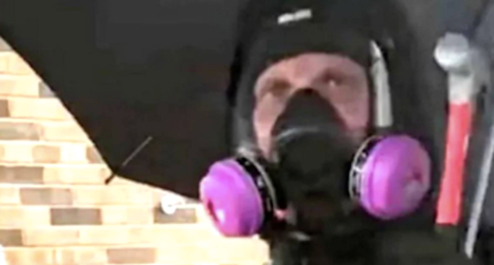 'Umbrella man' who sparked Minneapolis riots identified as racist biker gang member