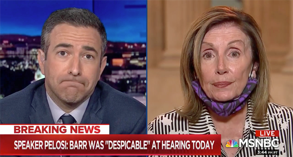 WATCH: Pelosi dismisses Bill Barr as ‘just a henchman for the president’ following congressional testimony