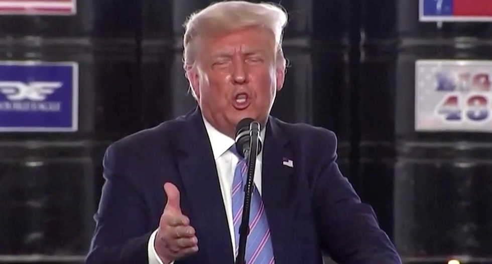 Facebook removes first Trump post as a lie