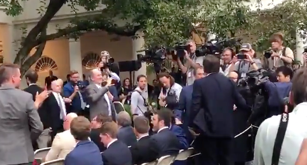 Calls grow to revoke White House press pass for Anti-Semitic pro-Trump pastor -- but why did he have one to begin with?