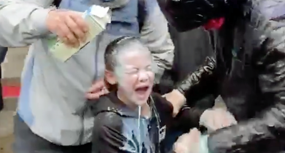 ‘Stop it! Stop it’: Shocking video shows young girl in Seattle crying after reportedly being maced by police