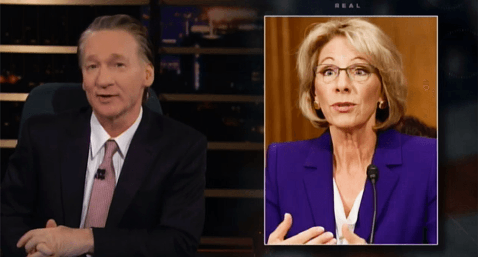 Maher slams Trump's Education pick: Putting DeVos in charge 'is like putting Ellen in charge of d*ck'