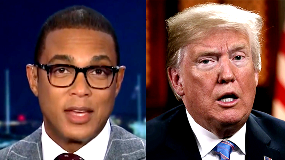 CNN's Don Lemon: President Trump is showing you how 'rattled' he is right now