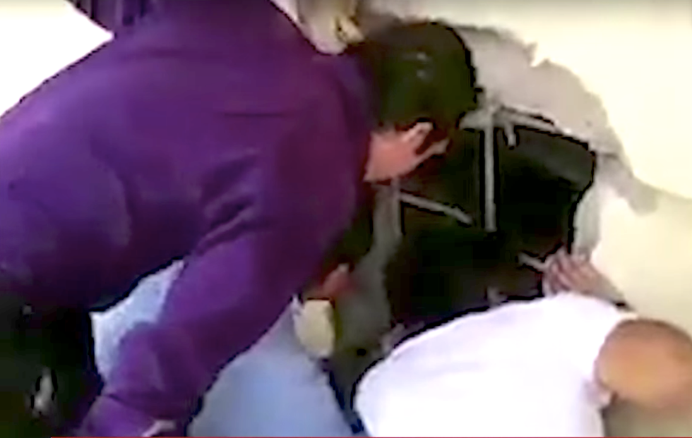 Dramatic video shows rescue of children from collapsed Mexico City school