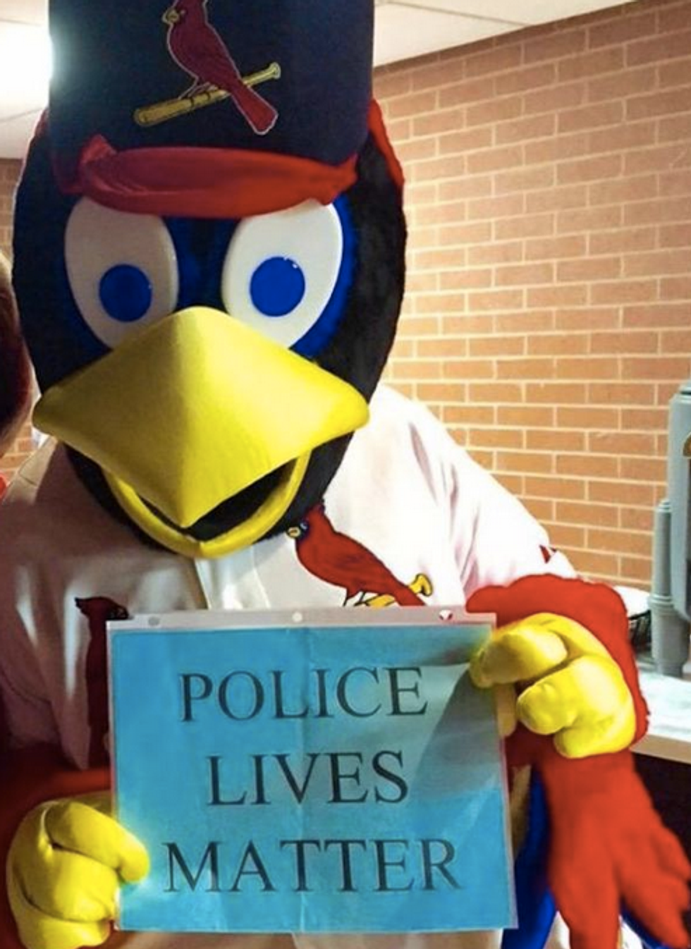 St. Louis Cardinals to local cops: Stop using our mascot to promote 'Police Lives Matter'