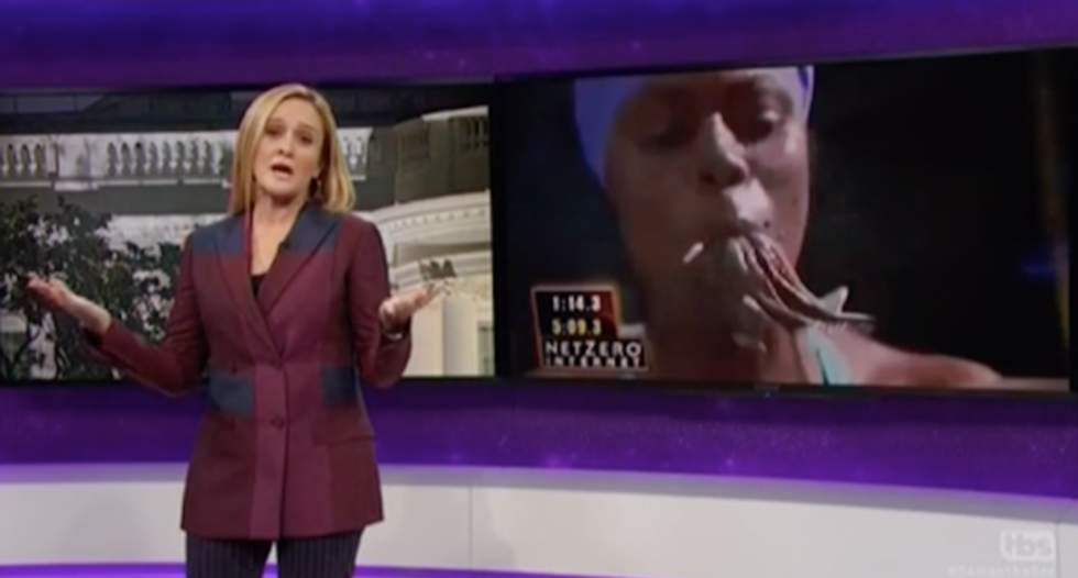 WATCH: Sam Bee issues brutal takedown of Trump's incredible 'chaos muppet' Omarosa