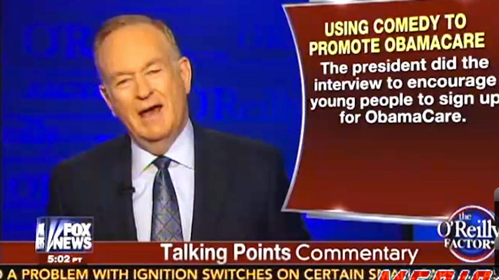 Bill O'Reilly rips Obama: Abe Lincoln would never do a 'Funny or Die' video