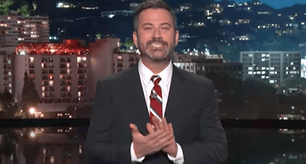 Jimmy Kimmel shreds Fox host Brian Kilmeade as ‘phony little creep’ over health care comments
