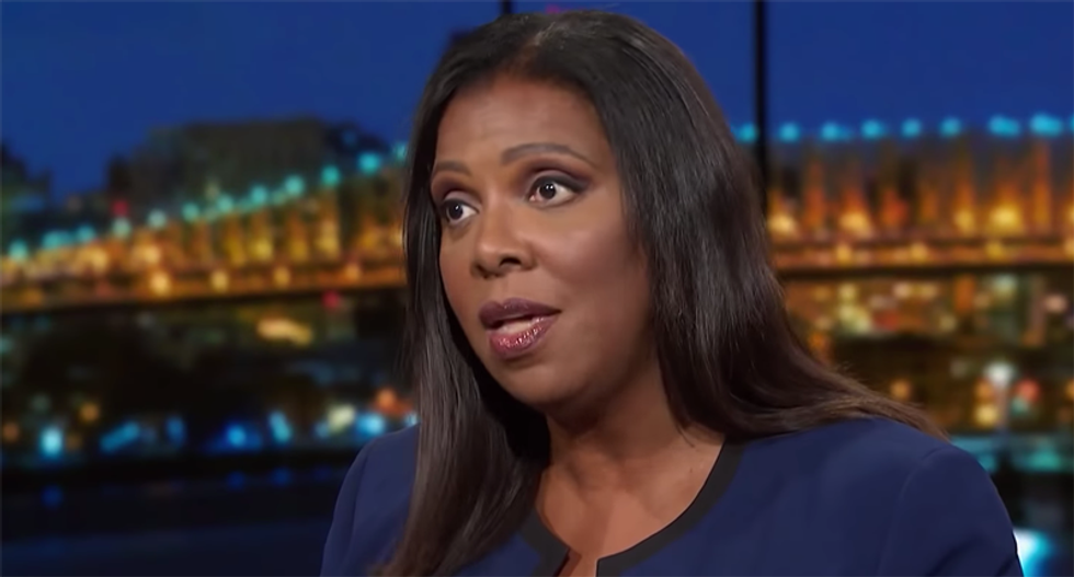 NY AG serves notice to Trump on MSNBC she's coming after him and his family after the election