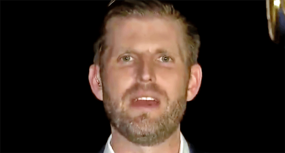 In text messages, Eric Trump expressed gratitude for Mayor Lightfoot's call during Chicago unrest