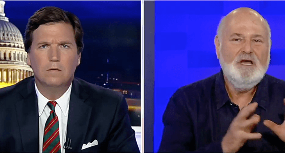 WATCH: Rob Reiner smacks down Tucker Carlson for belittling importance of Russia's election meddling