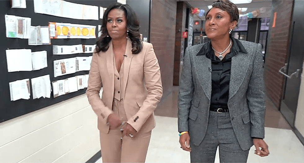 Michelle Obama confesses 'My body buzzed with fury' when she heard Trump's 'Access Hollywood' tape