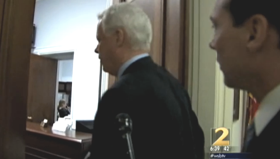GA Tea Party congressman flees the press to escape questions about $33K campaign coach