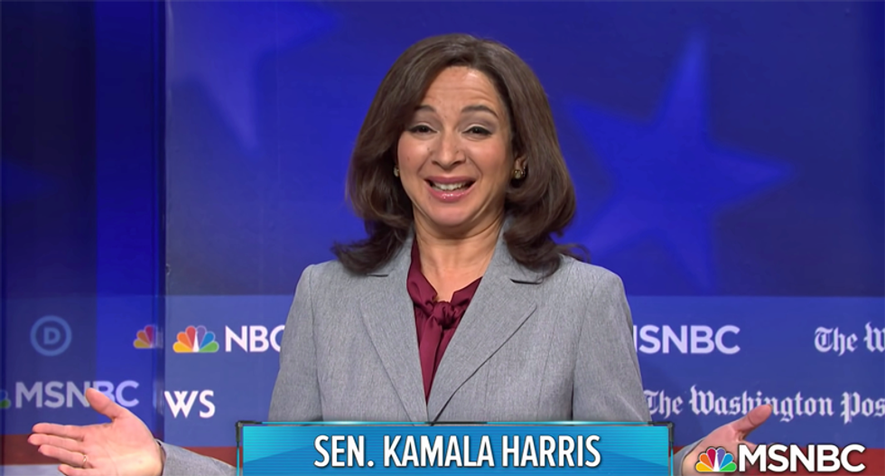 ‘It’s Maya Rudolph’s time to shine’: Twitter can’t wait for SNL’s portrayal of VP candidate Kamala Harris