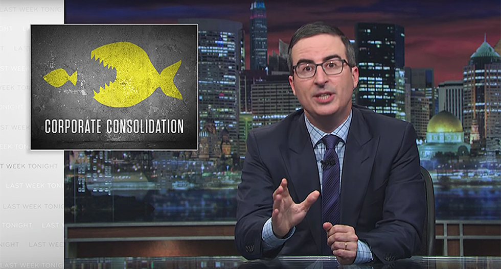 John Oliver blasts corporate mergers — starting with the ‘sh*tty’ company trying to buy HBO