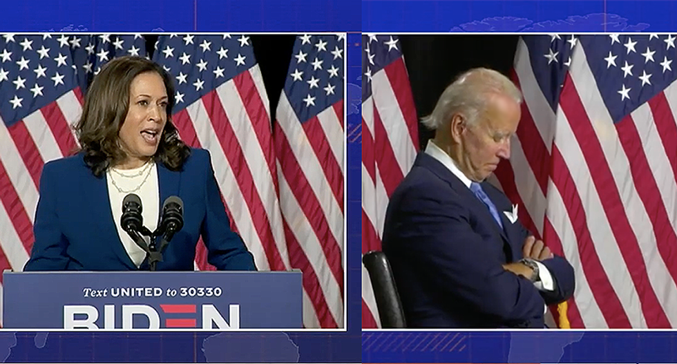 WATCH: Kamala Harris makes Joe Biden tear up talking about late-son Beau as 'the best of us'