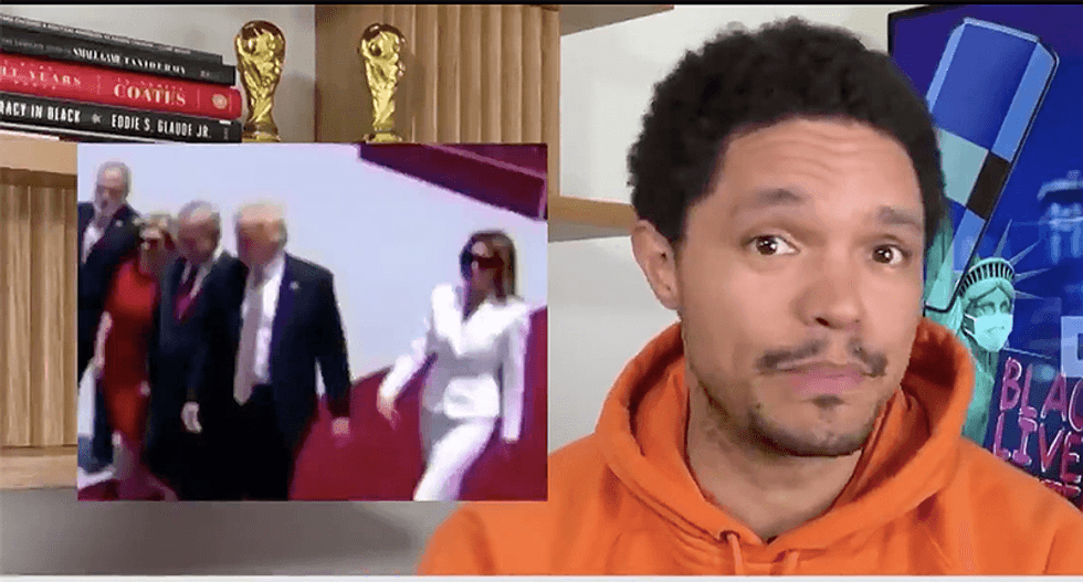'Trump should know how to be in public with a woman who publicly humiliated him': Trevor Noah jokes