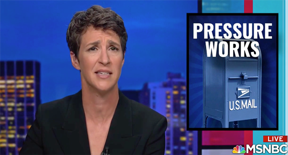 Maddow reveals how one state stood up to Trump's USPS cuts -- and won