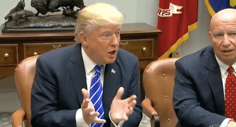 Trump offers excuse for Puerto Rico while bragging about ‘A+’ response: ‘It’s an island in ... a big ocean’