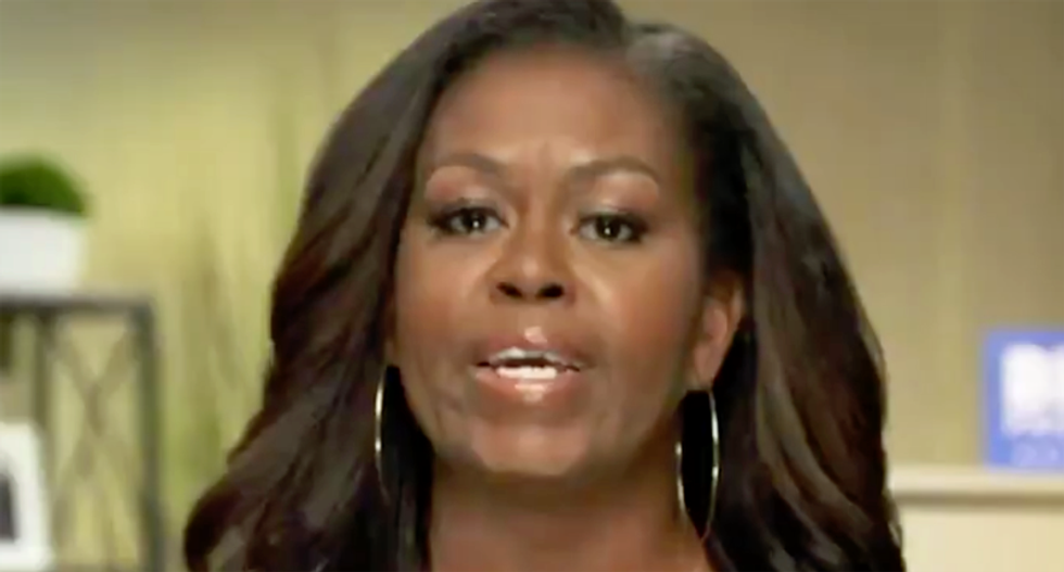 Michelle Obama issues a new definition of 'going high' as she slams Trump