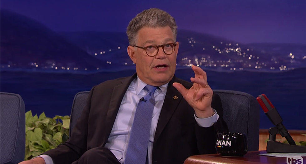 Al Franken mocks debate over whether Trump is ‘sane and competent’: ‘It’s such a low bar’