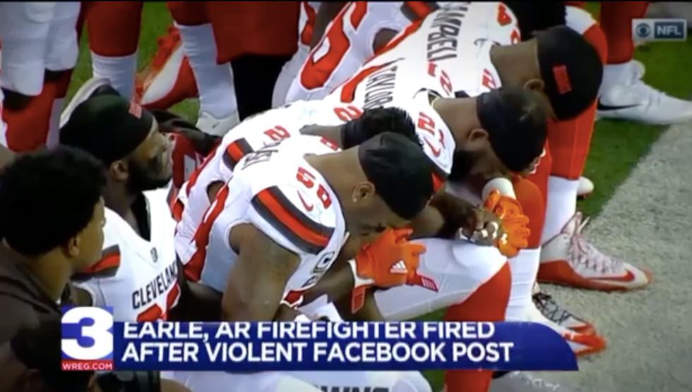 Arkansas firefighter gets the ax for saying anthem protesters should be 'shot in the head'