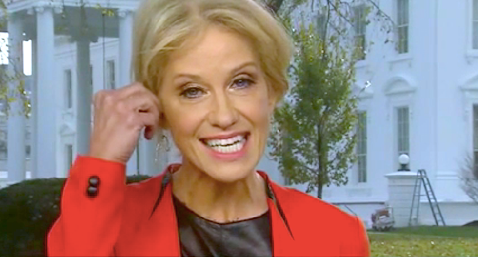 Kellyanne Conway faces a furious backlash after linking Elizabeth Warren to Dayton massacre