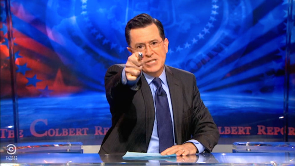 Stephen Colbert salvages the 'wreckage' of his show after #CancelColbert kerfuffle