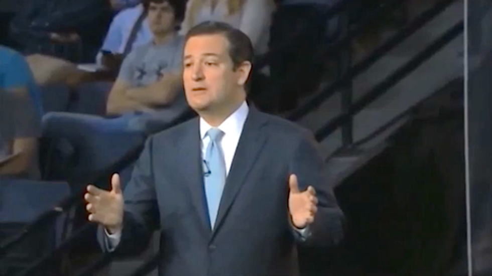 Ted Cruz brags to Christian students: I've beaten atheists before, and I can do it again