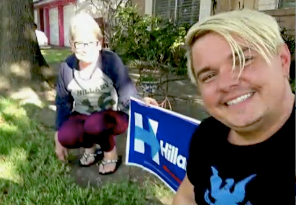 Texas couple says vandals murdered their dog over Clinton yard sign