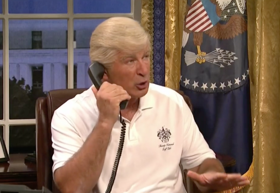 Alec Baldwin nails Trump in SNL return: 'The more chaos I cause, the less people can focus'