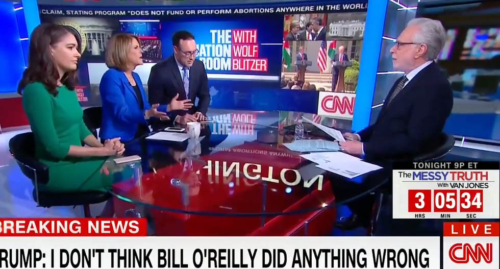 Watch: CNN panel offers the perfect explanation for why Trump is supporting Bill O'Reilly