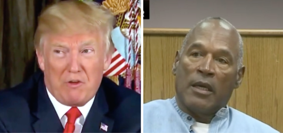 'He is our OJ!' Trump supporter defends president with bizarre comparison to accused murderer