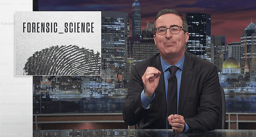 John Oliver calls BS on 'fake' forensic science that gets innocent people wrongly convicted