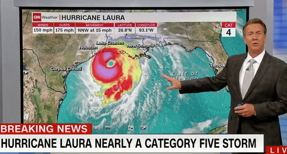WATCH: CNN cuts away from RNC Convention to warn viewers of Hurricane Laura