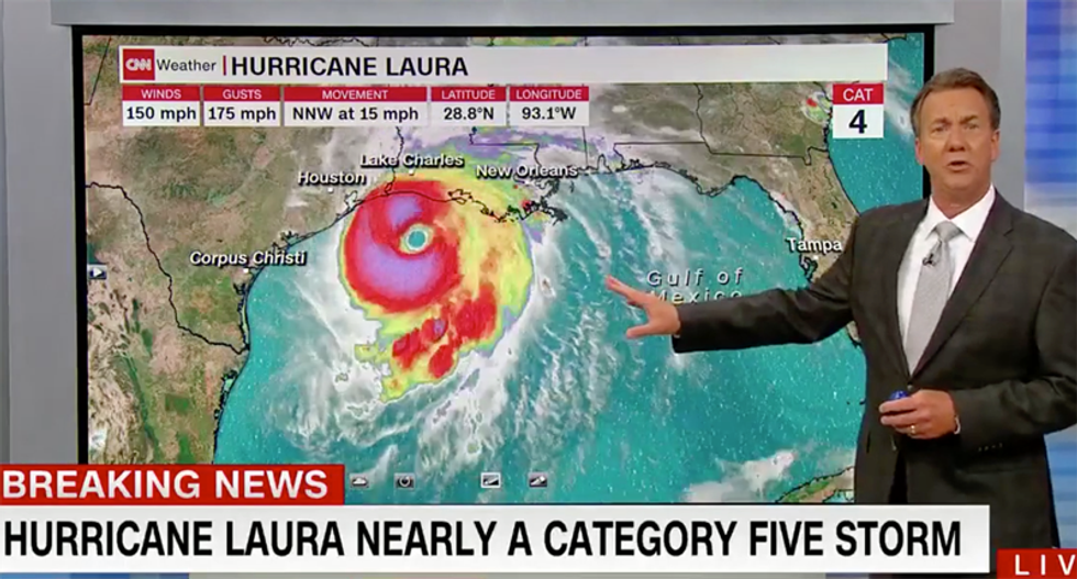 WATCH: CNN cuts away from RNC Convention to warn viewers of Hurricane Laura