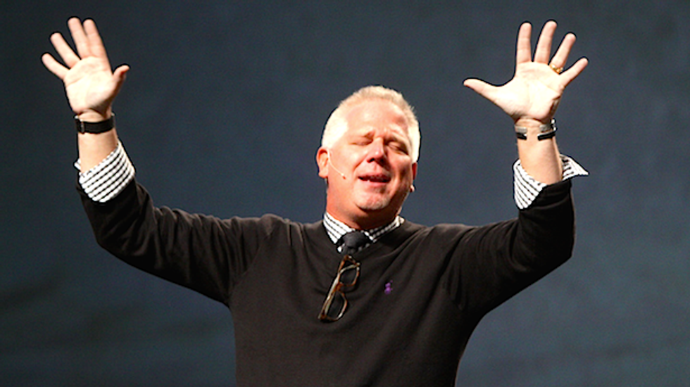 Glenn Beck says God sent Tea Party challenger to wipe out 'progressive' Mitch McConnell