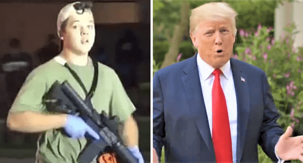 'He incites it': Trump condemned after he defends right-wing vigilante charged with murder