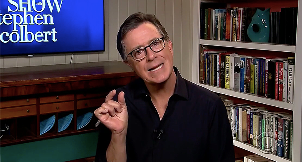 Colbert names Trump's siege on DC the 'Tinyman Square' incident