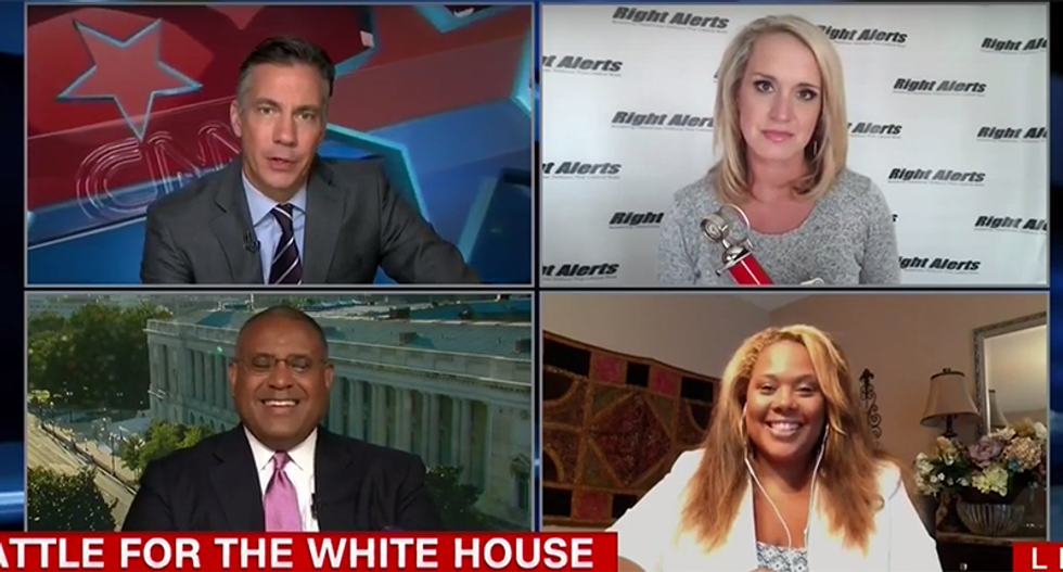 Scottie Nell Hughes laughed off CNN: 'If your candidate learns some policy we'd have a solution'
