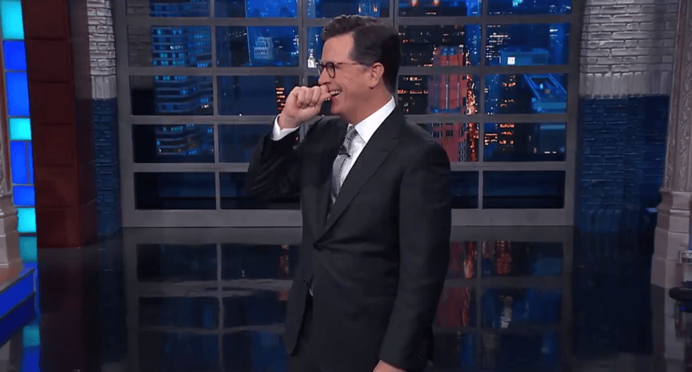 ‘Trumpsplaining at its best’: Stephen Colbert rips Trump for his ‘disastrous’ Puerto Rico visit