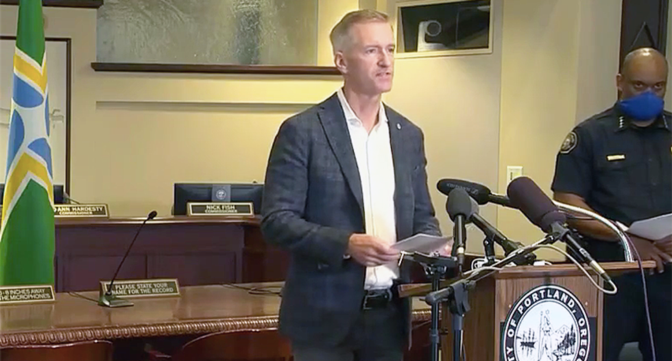 'It’s you who have created the hate and the division': Portland mayor unleashes on Donald Trump for MAGA creating violence