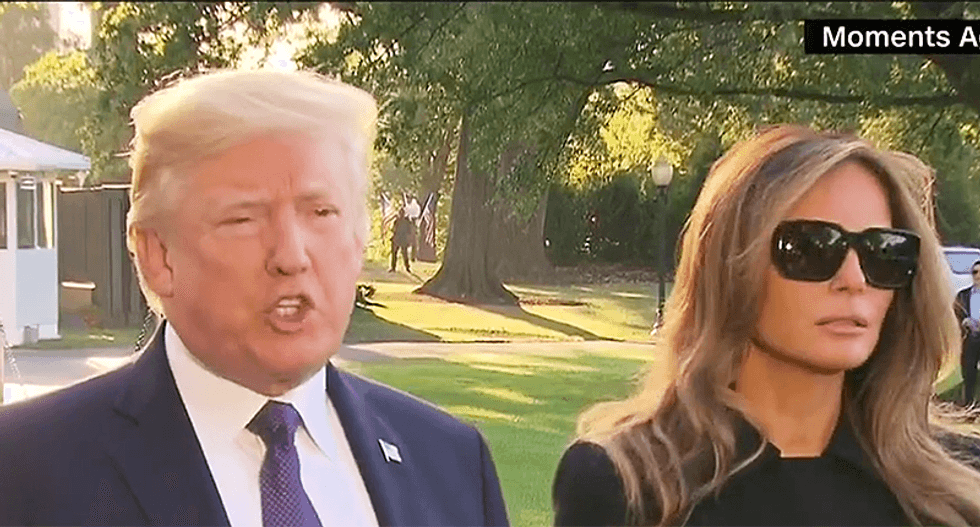 An ‘upset’ Melania feuded with Trump at Mar-a-Lago dinner: witness