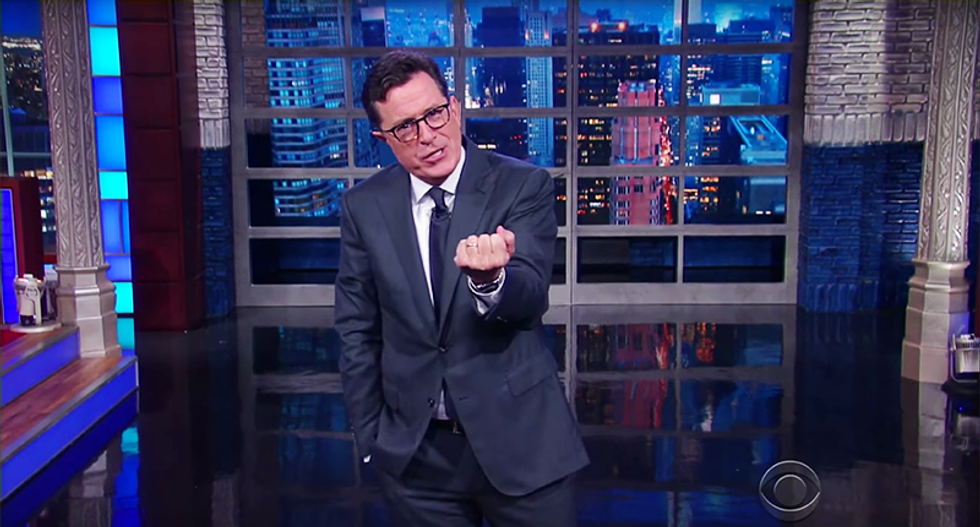 Stephen Colbert rips Weiner: ‘Dammit, Anthony, just keep it in your pants until after the election!’