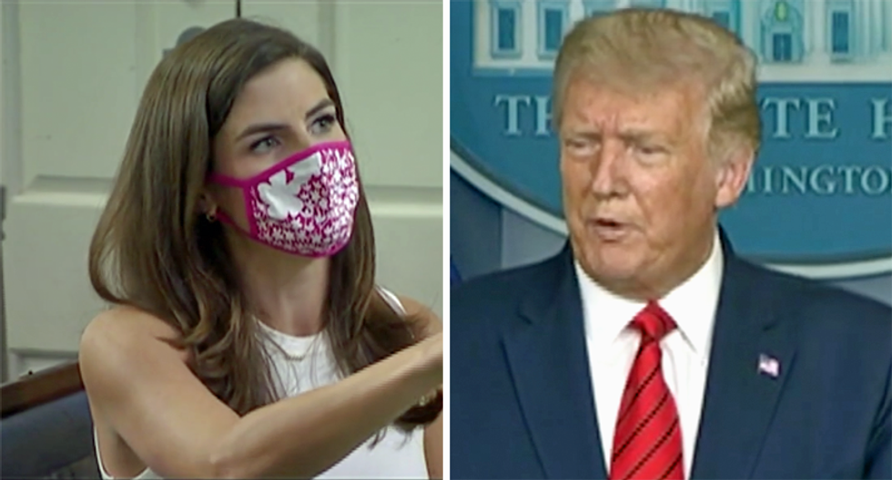 WATCH: Trump storms out of press conference after grilling on supporter Kyle Rittenhouse