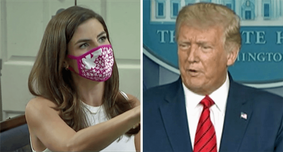 WATCH: Trump storms out of press conference after grilling on supporter Kyle Rittenhouse