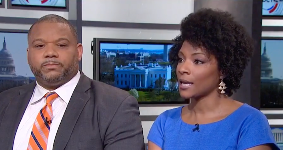 Watch: Zerlina Maxwell pummels sweaty Trumper over the definition of collusion