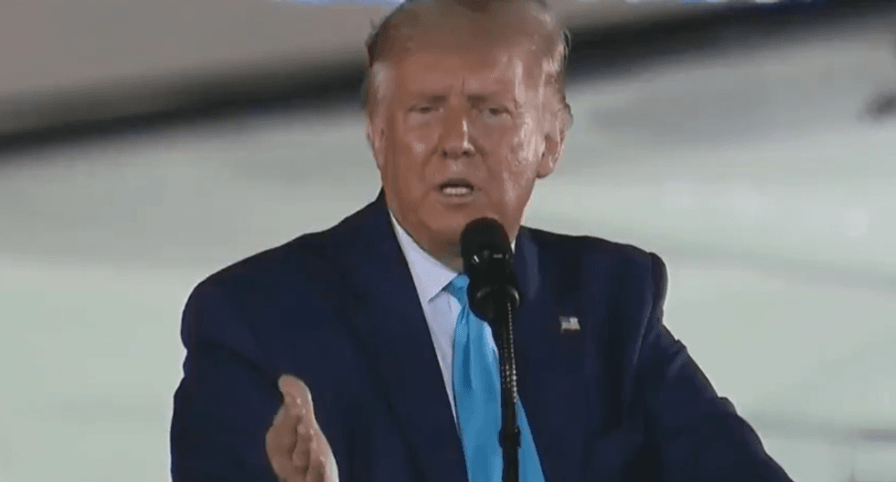 Trump once again tells supporters to commit voter fraud at stop in Pennsylvania