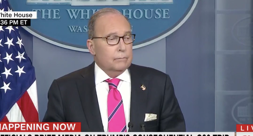 New White House press briefing rules immediately broken as Kudlow allows reporter to ask multiple questions